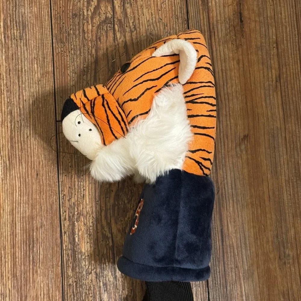 NCAA Auburn Tigers Plush Mascot Driver Golf Club Headcover Long Neck AU Logo